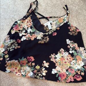 Ambiance Floral Crop Camisole